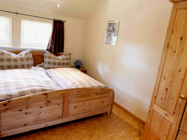 Vakantiehuis Eichenhain met een van de twee slaapkamers
