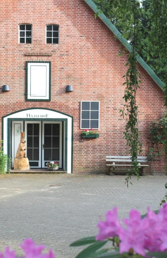 Haasehof Sittensen - Der Eingang zum Bauernhaus Haasehof Sittensen - Der Eingang zum Bauernhaus