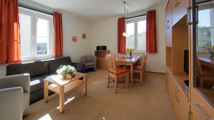 Ferienwohnungen an der Bode in Schierke - FW Große Bode - Wohnzimmer