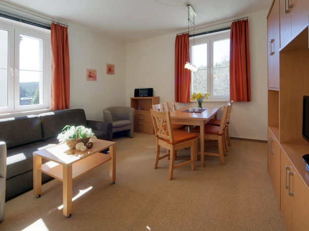 Ferienwohnungen an der Bode in Schierke - FW Große Bode - Wohnzimmer