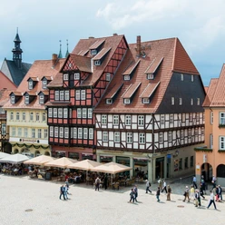 Hotel Theophano in Quedlinburg Außenansicht Marktseite