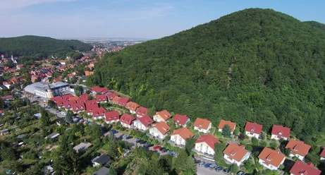 Hasseröder Ferienpark in Wernigerode aus der Vogelperspektive