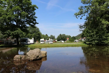 Wohnmobilstellplatz an der Sole Therme