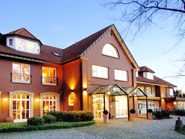 Hoofdingang van Hotel Landgut Stemmen