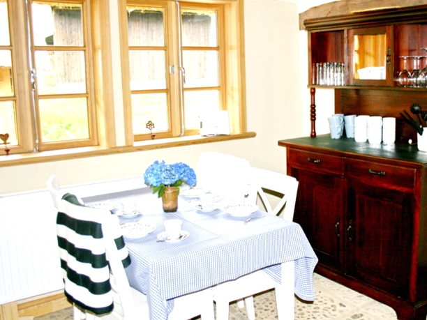 Small dining area in the Oste-Ferienhof