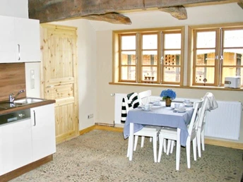 Gemütliche Küche im Oste-FerienhofCozy kitchen in the Oste-FerienhofHyggeligt køkken i Oste-FerienhofGezellige keuken in de Oste-Ferienhof