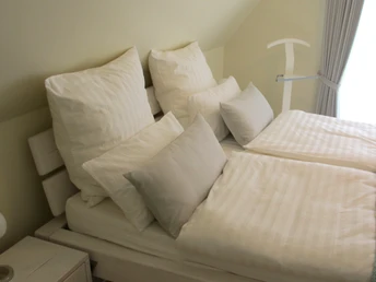 Comfortabele slaapkamer in de vakantiewoning Sonnenblick