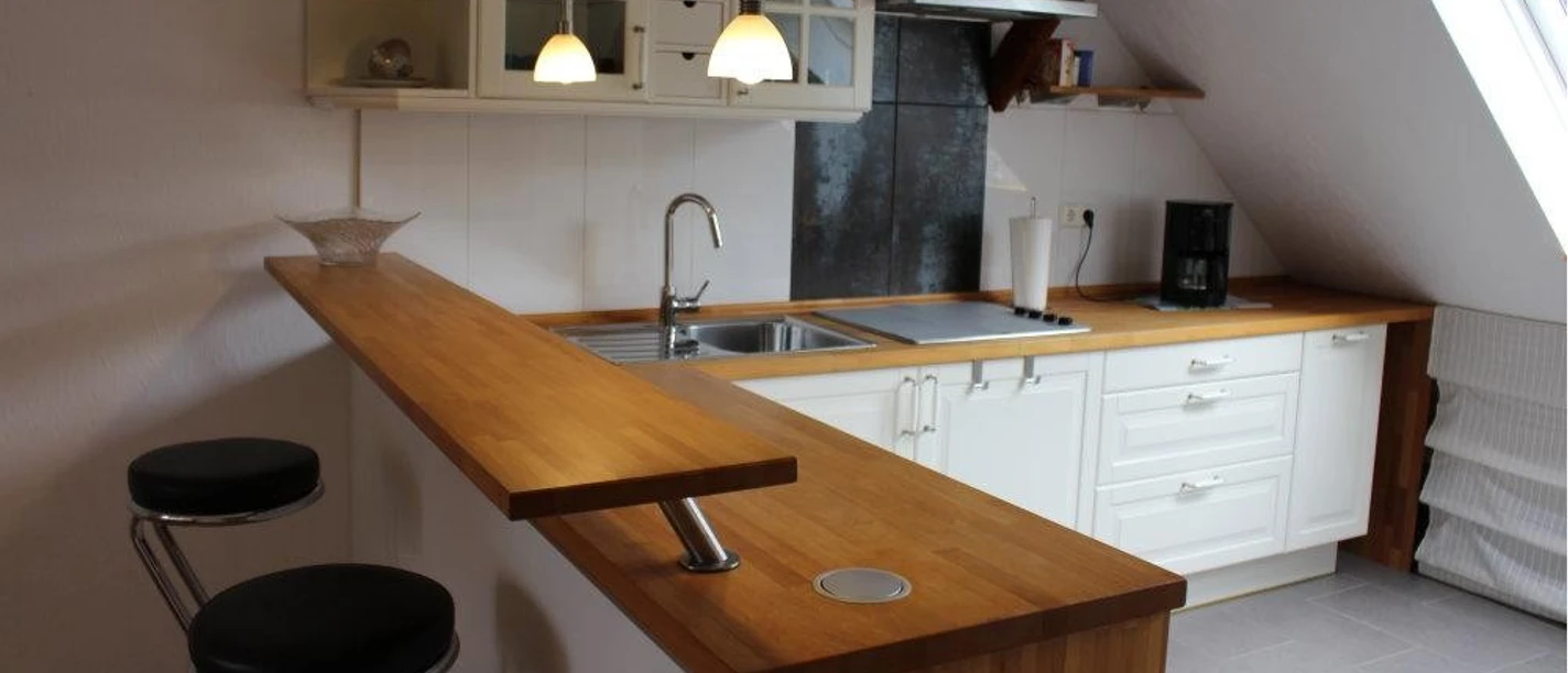 Die Küche der Ferienwohnung Tietjen lädt zum kochen ein Die Küche der Ferienwohnung Tietjen lädt zum kochen ein