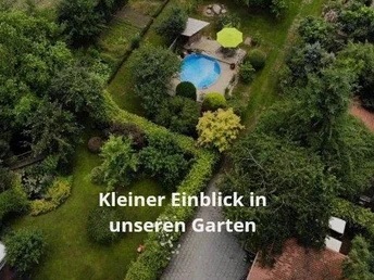 Ein Blick von oben auf das Gästehaus Alte Tischlerei Ein Blick von oben auf das Gästehaus Alte Tischlerei