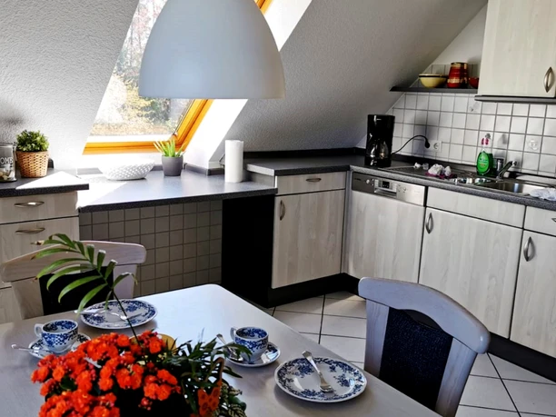 De keuken van het appartement Burgittensen