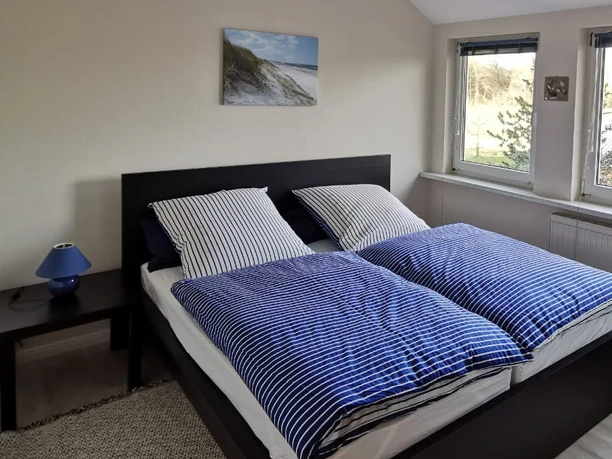 Slaapgedeelte in de vakantiewoning