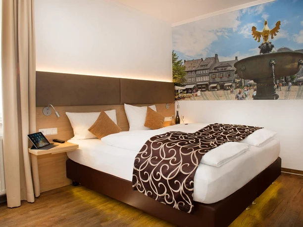 City Appartements am Wall Goslar - Schlafzimmer Rammelsberg