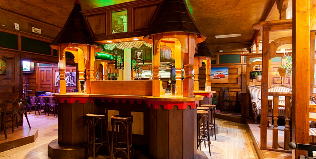 Backpackers INN Barbereich Barbereich des Backpackers INN in der Tiedexer Straße.