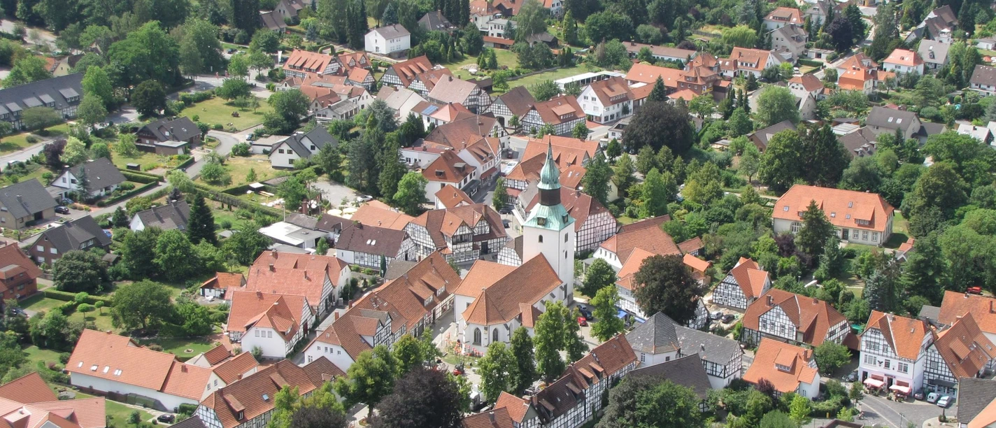 Luftansicht Bad Essen Zentrum