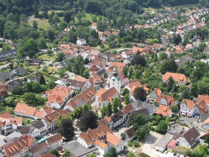 Luftansicht Bad Essen Zentrum