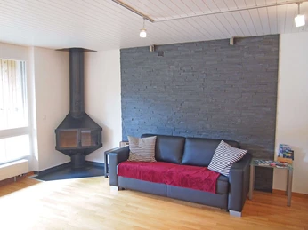 Swedish stove and sofa