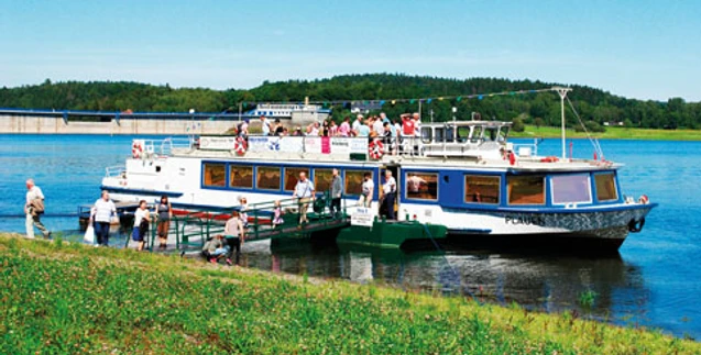 Talsperre Pöhl - Fahrgastschifffahrt