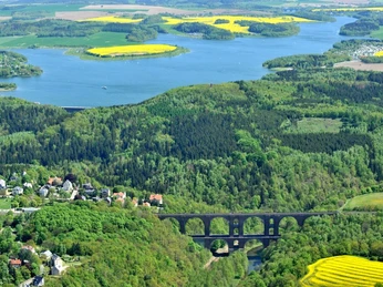 Talsperre Pöhl - Überblick der Region