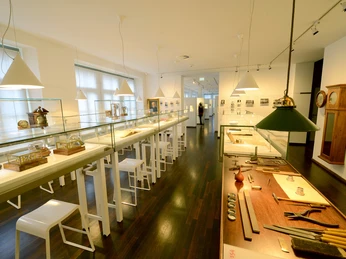Ein Blick in die Ausstellung des Deutschen Uhrenmuseums Glashütte