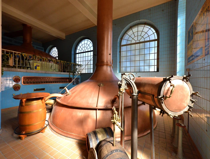 Denkmalgeschützte Brauereigebäude