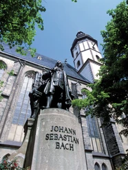 Bachdenkmal an der Thomaskirche