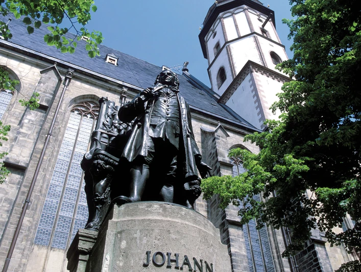 Bachdenkmal an der Thomaskirche