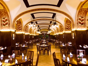 Meeting room Großer Keller at the event venue Auerbachs Keller | Leipzig Convention Bureau Tagungsraum Großer Keller in der Eventlocation Auerbachs Keller – präsentiert vom Leipzig Convention BureauMeeting room Großer Keller at the event venue Auerbachs Keller – presented by the Leipzig Convention Bureau