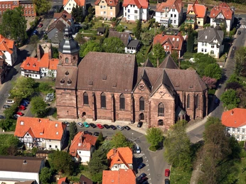 Münsterkirche Sankt Alexandri Luftaufnahme Münsterkirche Sankt Alexandri LuftaufnahmeAerial view of St. Alexandri MinsterLuftfoto af St Alexandri MinsterLuchtfoto van St Alexandri Minster