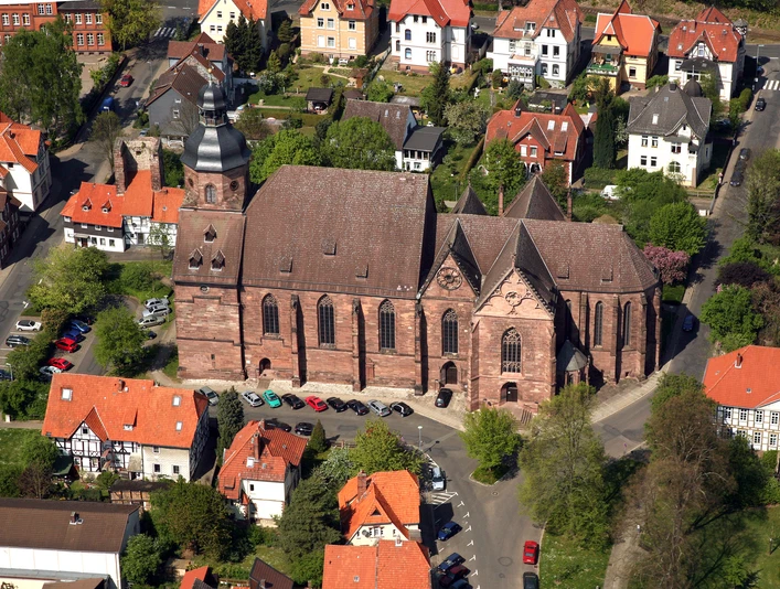 Münsterkirche Sankt Alexandri Luftaufnahme Münsterkirche Sankt Alexandri LuftaufnahmeAerial view of St. Alexandri MinsterLuftfoto af St Alexandri MinsterLuchtfoto van St Alexandri Minster