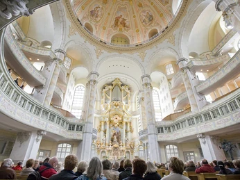 Innenansicht der Dresdner Frauenkirche