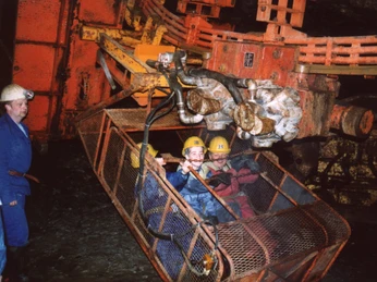 Aufbruchbühne zur Überfahrung von Überhauen