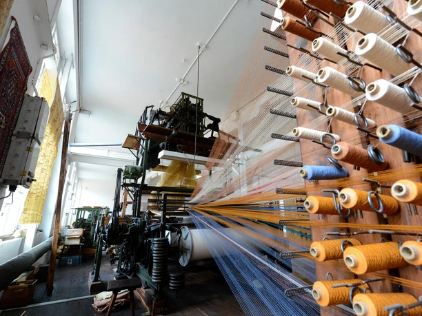 Doppelplüschwebmaschine