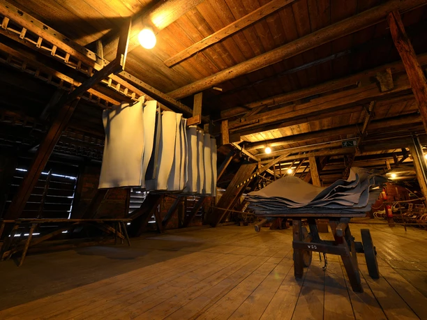 Trocknen des Papiers