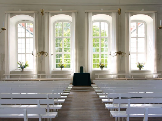 Kirchensaal der Brüdergemeine Herrnhut