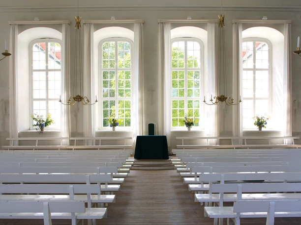 Kirchensaal der Brüdergemeine Herrnhut