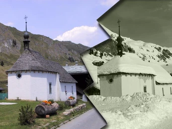 Kirche Sommer Winter