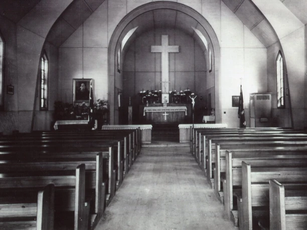 Innenansicht der katholischen Pfarrkirche Niesky