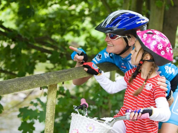 Vor allem kleinere Radfahrer lassen sich bestimmt von dieser Radtour begeistern.