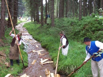 Flößer bei Muldenberg