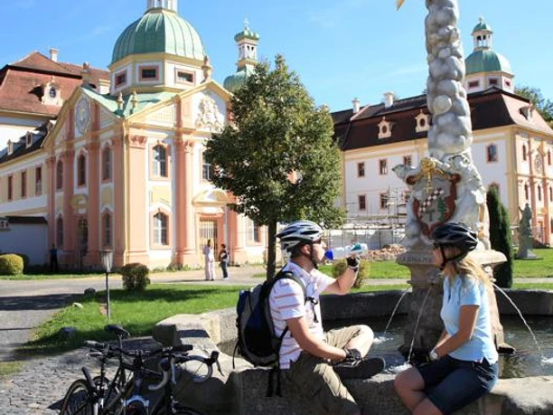Auf dem Oder-Neiße-Radweg bei Marienthal.