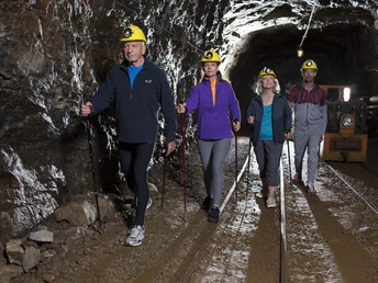 Nordic Walking im Besucherbergwerk Zinngrube Ehrenfriedersdorf