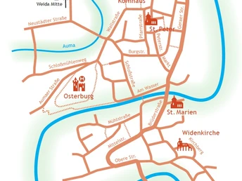 Kulturweg der Vögte - Stadtrundgang Weida