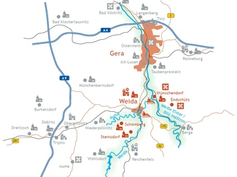 Karte Kulturweg der Vögte - Etappe 3