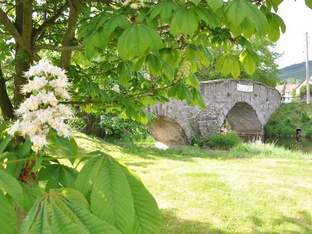Böhmische Brücke von 1724 vor Mönchswalde