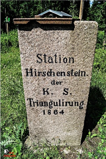 Station Hirschenstein Triangulationssäule