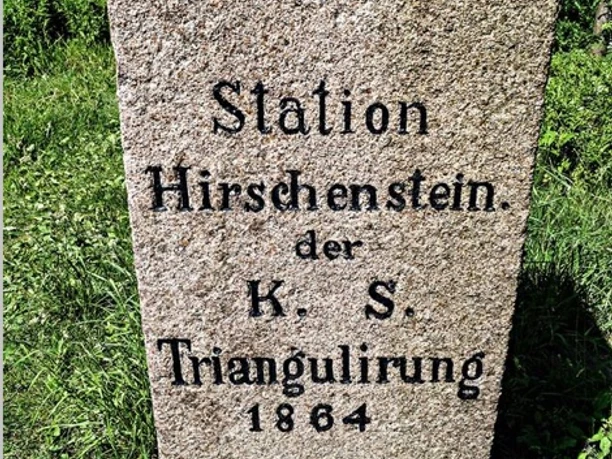 Station Hirschenstein Triangulationssäule
