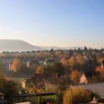 Morgennebel Stadt Freital