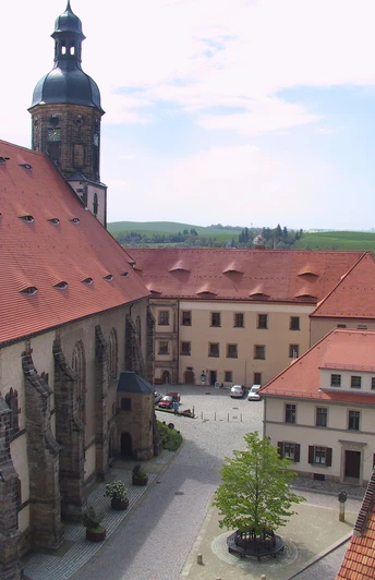 Stadtkirche mit Schloß / MiBERZ Ausstellung