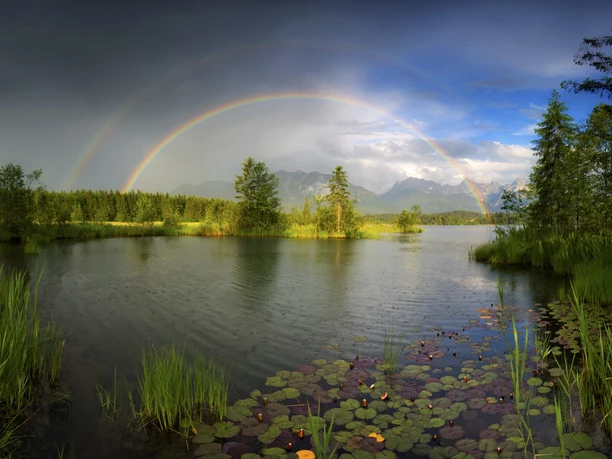 Badesee Barmsee bei Krün