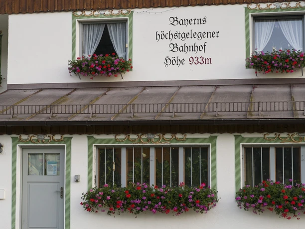 Der höchstgelegene Bahnhof ganz Bayerns in Klais